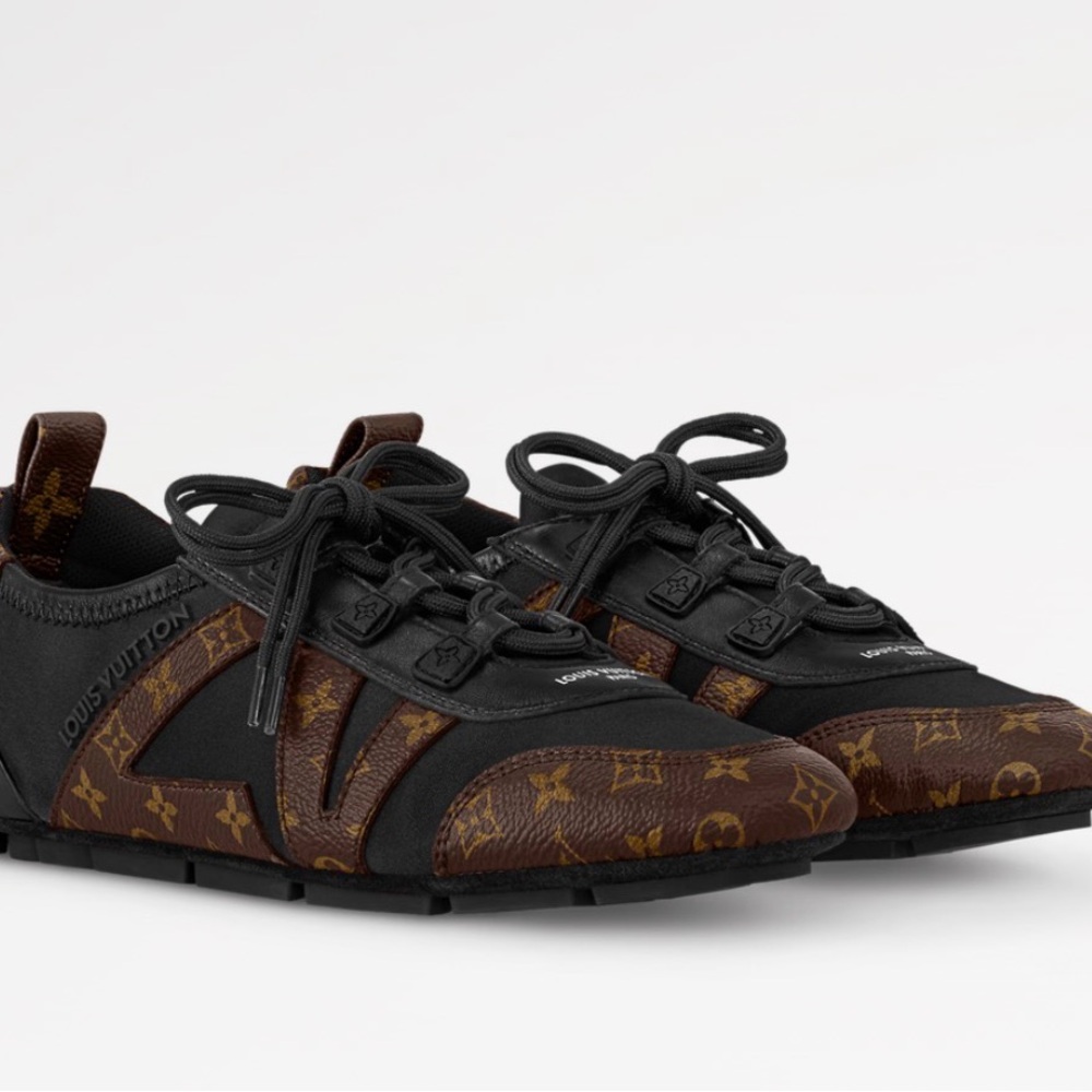 Louis Vuitton Women Monogram Black & Brown Sneakerilla Shoes